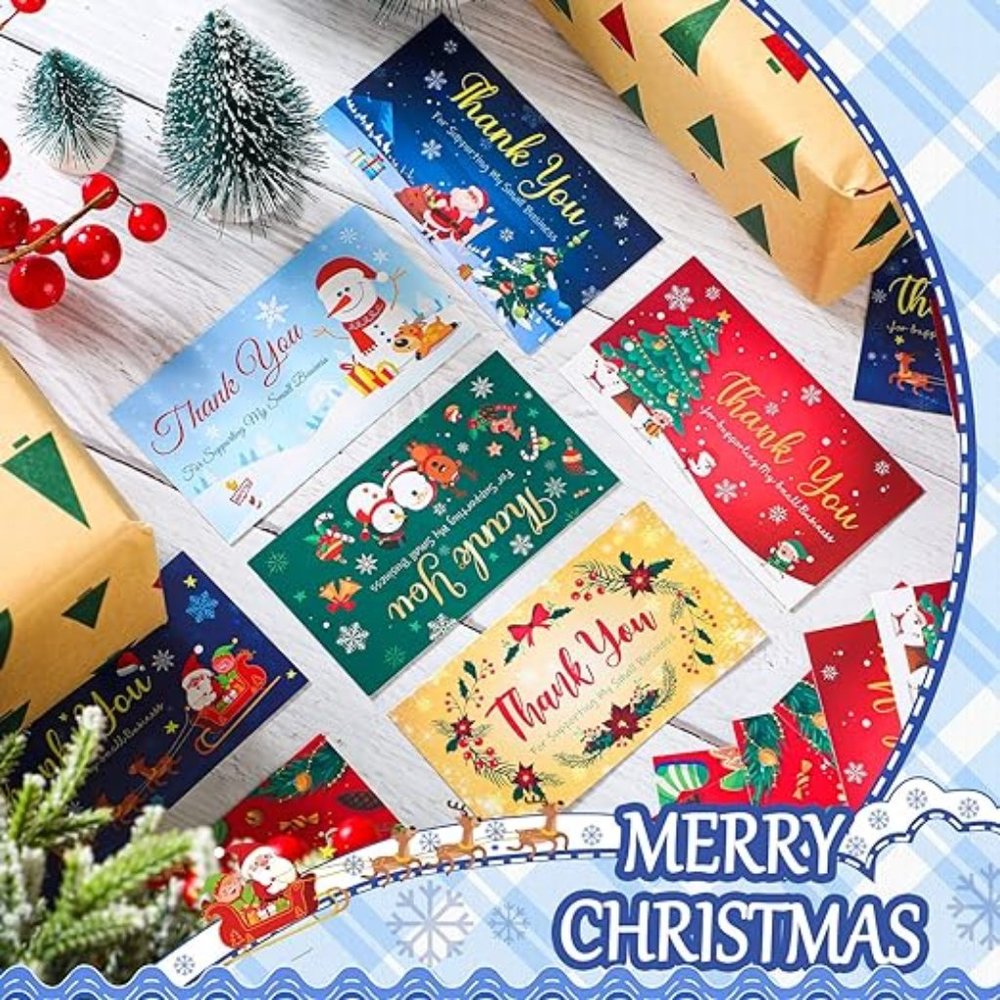 Christmas Thank You Cards (24 Count)